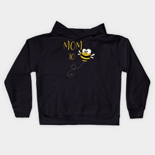 Mom to Bee Shirt, Baby Announcement Kids Hoodie